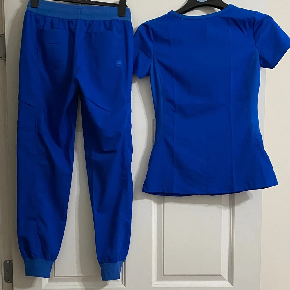 Healing Hands Blue Scrub Set - Picture 2 of 3